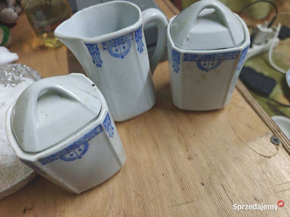 Zestaw kuchenny SECESJA Art Deco 3 z pokrywkami świętokrzyskie