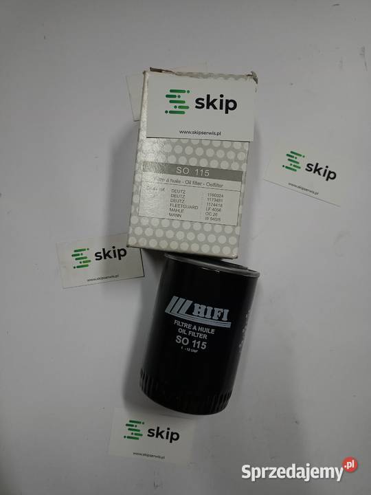 Filtry oleju SO 115 HIFI Olsztyn