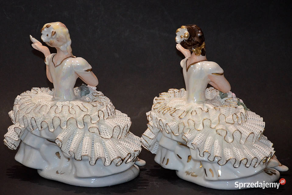 Porcelana Figurka Roceram Alba koronki 2 z Porcelana i szkło Antyki, Sztuka, Kolekcje wielkopolskie Środa Wielkopolska