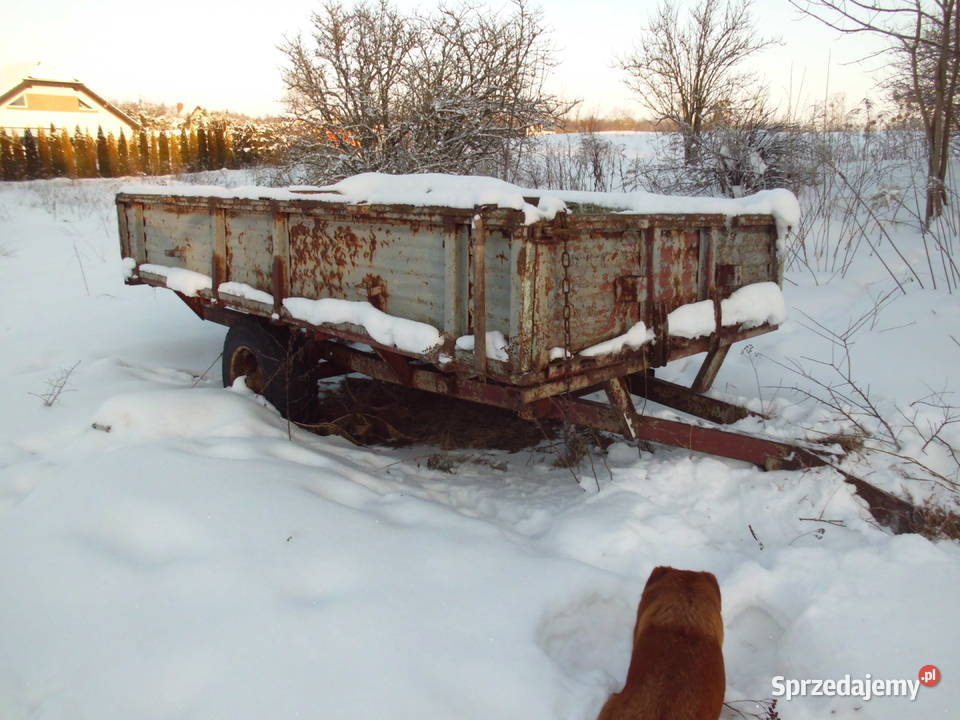 przyczepa rolnicza jedno osiowa Giżycko