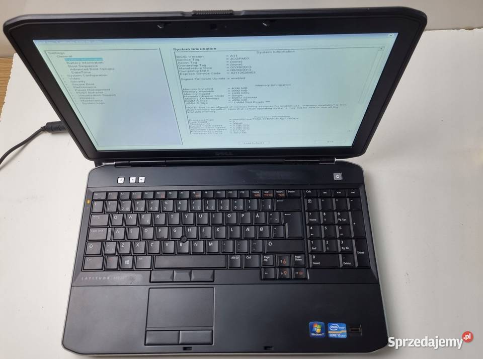 DELL Laitude E5530 i5 RAM 16GB SSD 240GB z Warszawa
