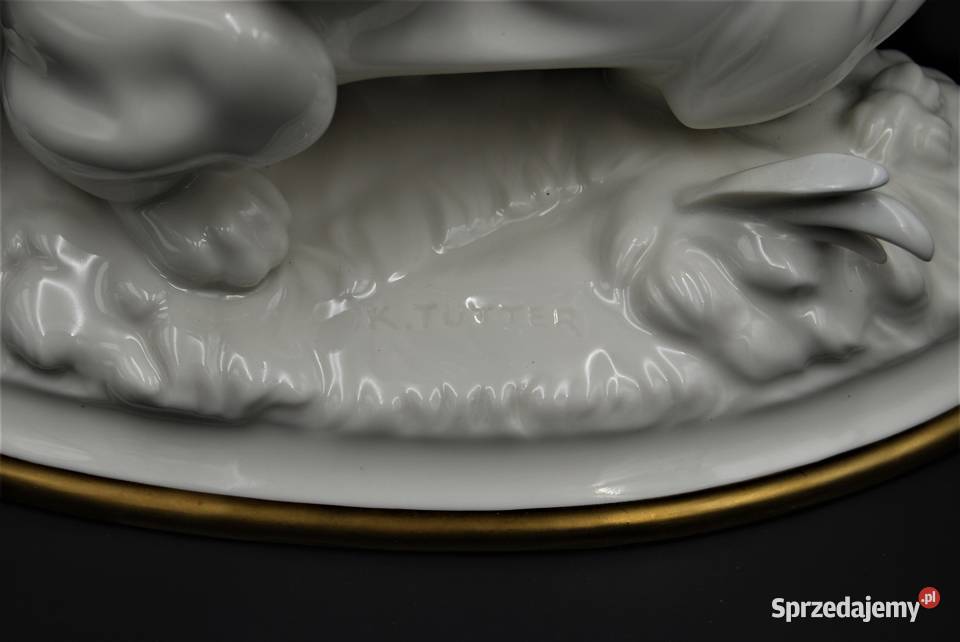 Porcelana Hutschenreuther Ariadna na panterze Poznań