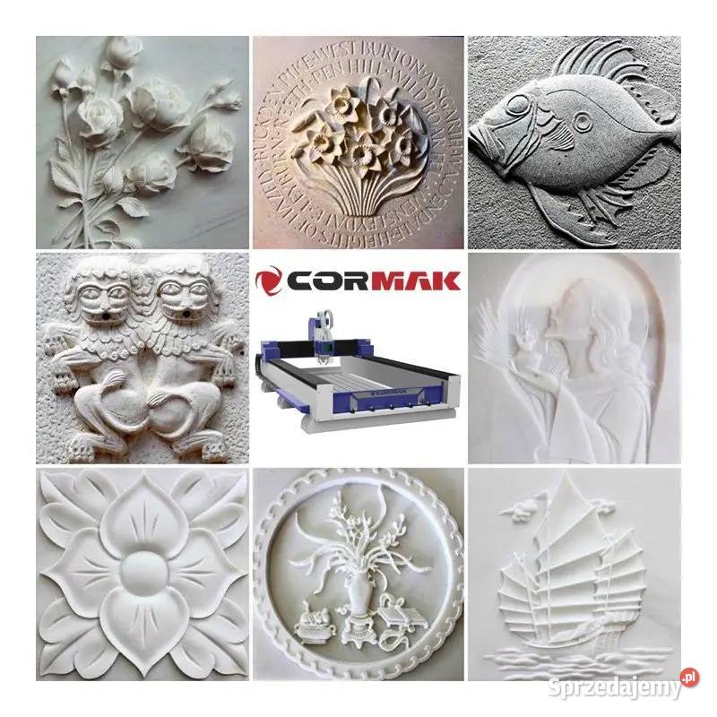 FFrezarka CNC CORMAK M1212 do drewna i kamienia Produkcja Siedlce
