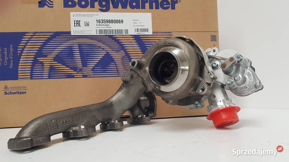 Nowa turbosprężarka BorgWarner KKK 16359880069 Silniki i osprzęt mazowieckie Siedlce