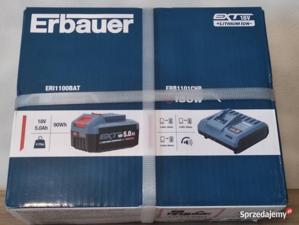 Zestaw Erbauer EXT 18V Akumulator 50Ah Szybka Legnica