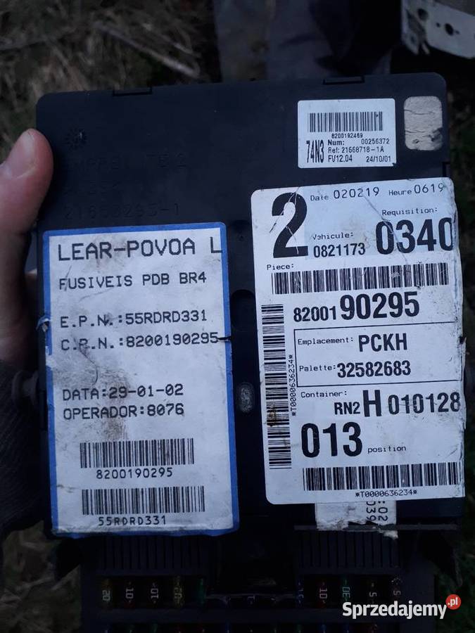 BSI Laguna 2 Skrzynka Bezpieczników 880090295 osobowe Sandomierz
