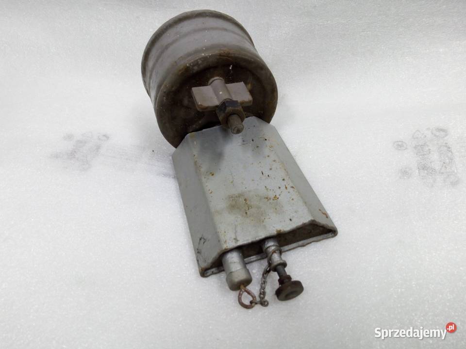 Stara lampa karabinowa wystrój garażu itp PRL Przemyśl