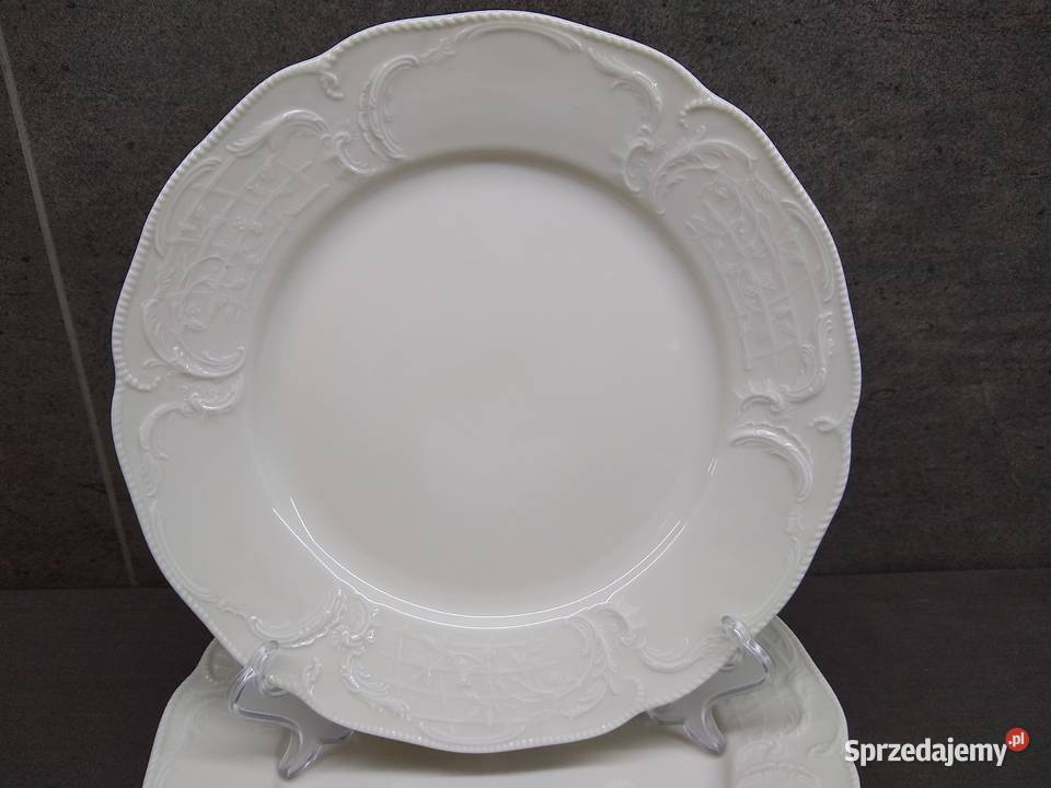 Talerze płytkie Rosenthal Sanssouci ecru 6 Kalisz sprzedam