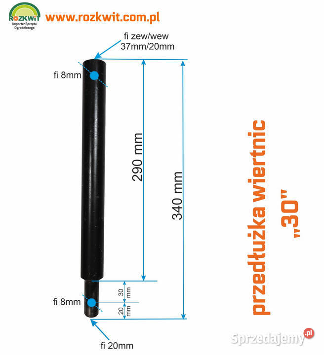 PRZEDŁUŻKA WIERTŁA WIERTNICY KASEI MASTERCUT 30 wielkopolskie Opalenica sprzedam