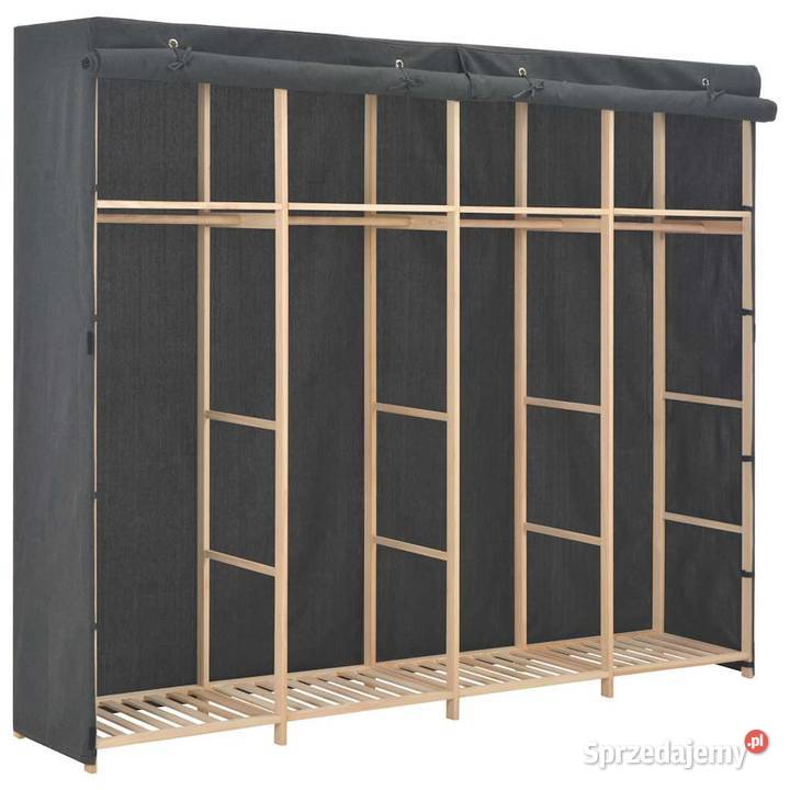 vidaXL Szafa szara 200x40x170 mazowieckie Warszawa