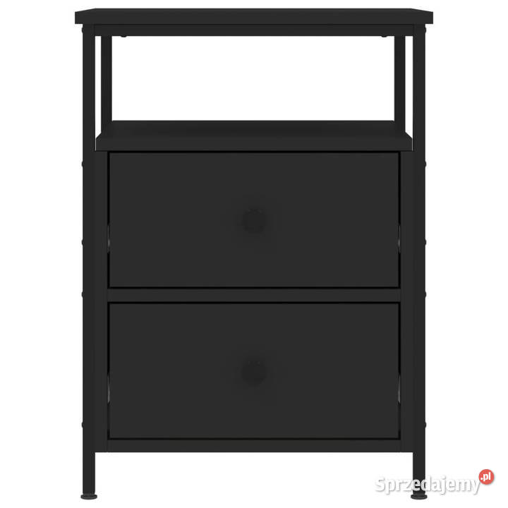 Szafka nocna czarna 44x45x60 materiał Warszawa