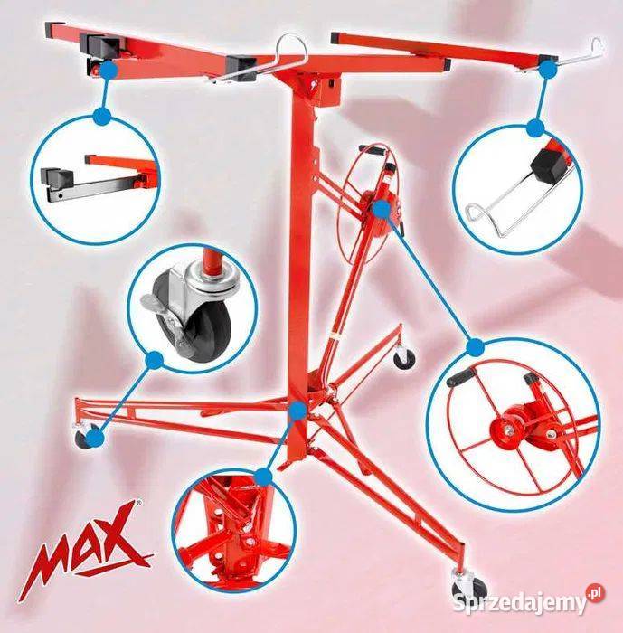 Wynajem podnośnika do płyt karton gips OSB MARKI Pozostałe