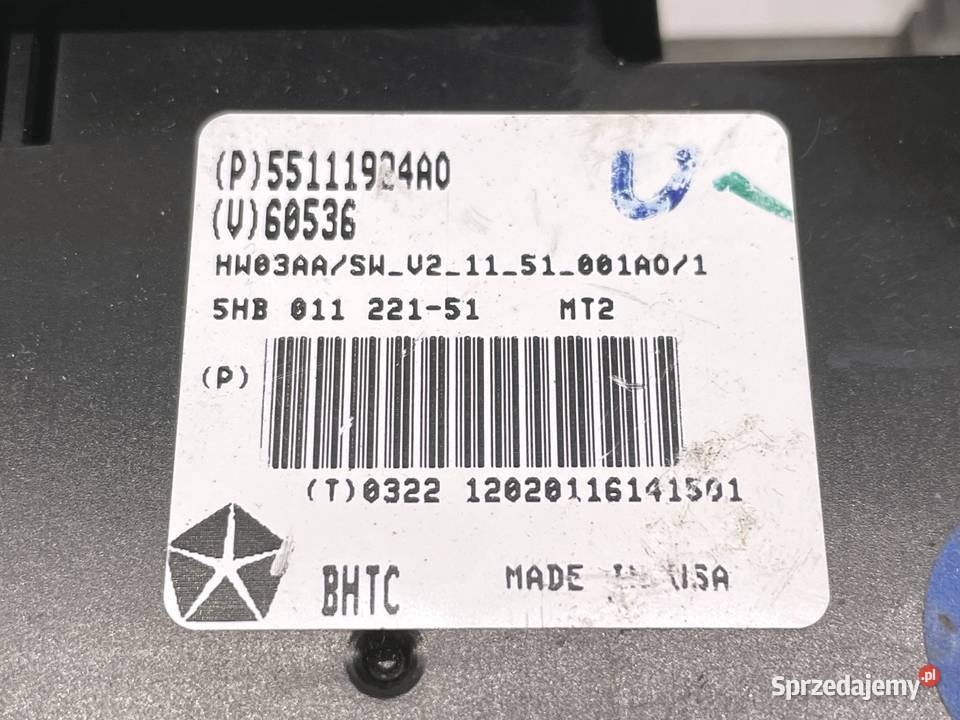 Panel klimatronik GRAND CHEROKEE WK2 P55111924A0 Kraków