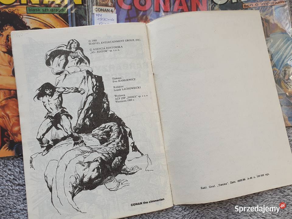 Conan Saga 4 komiksy AS Editor pierwsze wydania Gdynia