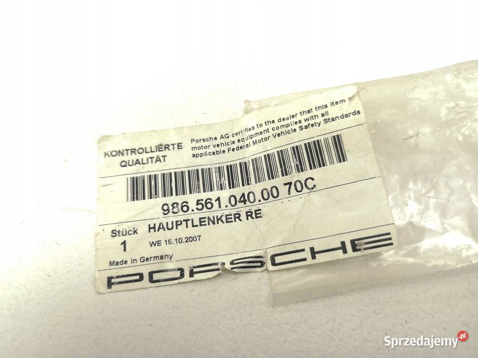 RAMIĘ DACHU PRAWE PORSCHE BOXSTER 986 19972004