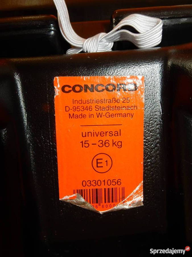 Fotelik samochodowy Concord lift Evo 1536 Concord wielkopolskie Lubochnia