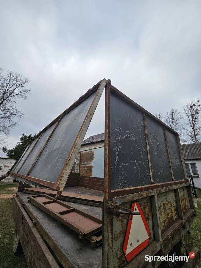Zabudowa objętościowa przyczepa rolnicza D46D47 Świerkowo sprzedam
