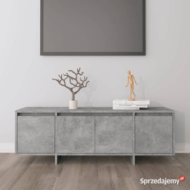 Szafka pod TV szarość betonu 120x30x405 WM809579 Warszawa sprzedam