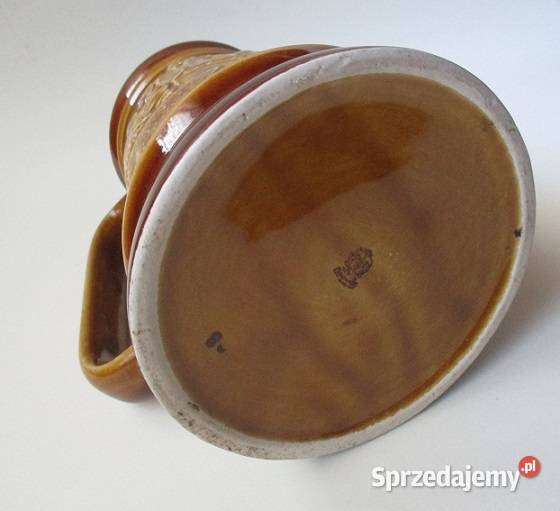 Kufel Tułowice ceramika szkliwionavintagePRL łódzkie Łódź
