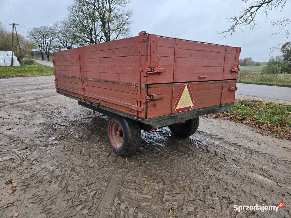 Przyczepa wywrotka 5ton nieuszkodzony Szołtany