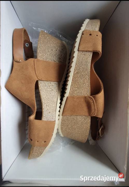 Damskie buty odkryte sandały na koturnie Lublin sprzedam