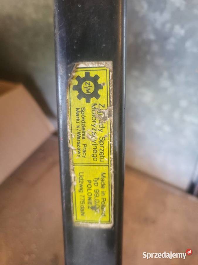 Oryginalny lewarek do poloneza łódzkie Kleszczów