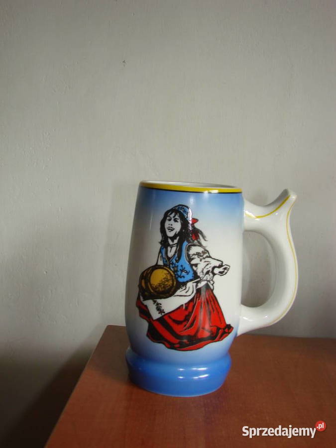 Lubiana wzór kaszubski kufel Pozostałe Pruszcz Gdański