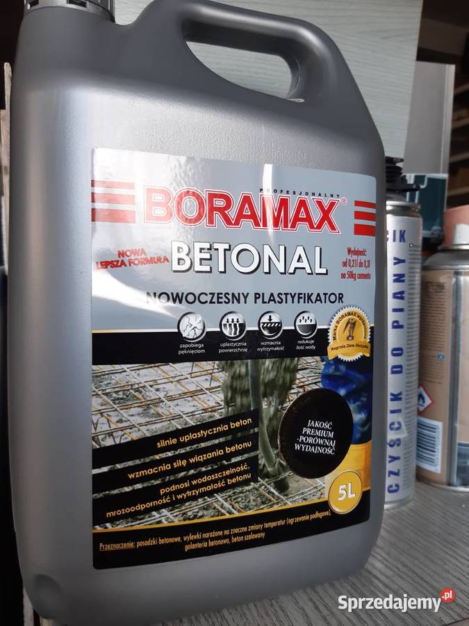 Plastyfikator do betonu Betonal a 5l Łęczna