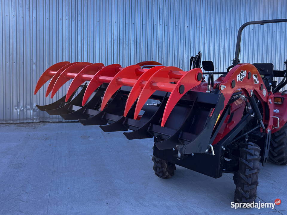 5 CHWYTAK do ładowacza DO DREWNA I GAŁĘZI dowóz nieuszkodzony Nowa Sól