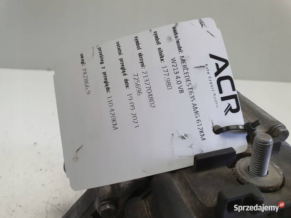 ALTERNATOR Mercedes W213 E63S AMG 40 V8 valeo Chełm