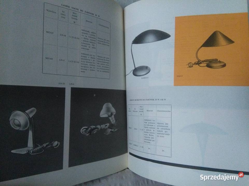 Katalog Opraw Oświetleniowych 33J wyd 2 1971 r mazowieckie Warszawa