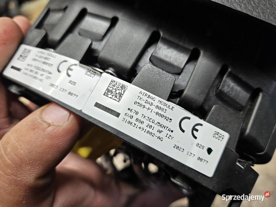 SKODA FABIA 3 III 6V0 PODUSZKA POWIETRZNA AIRBAG Międzychód