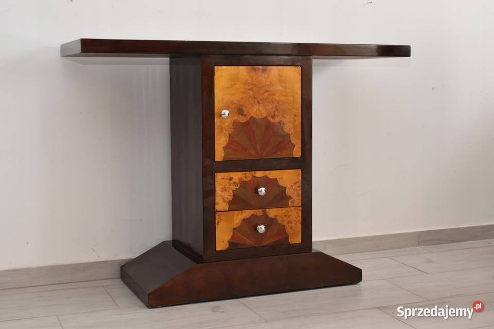 Drewniana Komoda Konsola Szafka Art Deco Szafa Kraków sprzedam