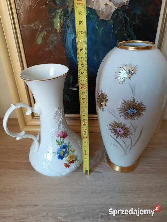 Piękne porcelanowe wazony Porcelana i szkło małopolskie Gorlice sprzedam