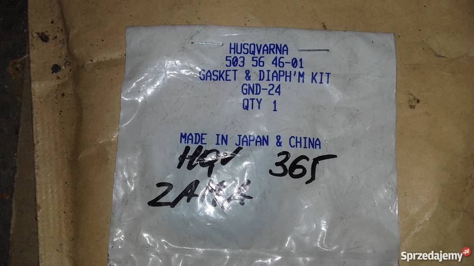 Komplet uszczelek i membrany pod gaźnik Husaria Żywiec