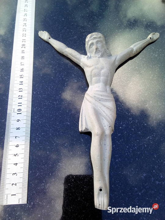 Wizerunek Jezus Chrystus satynowe krzyż