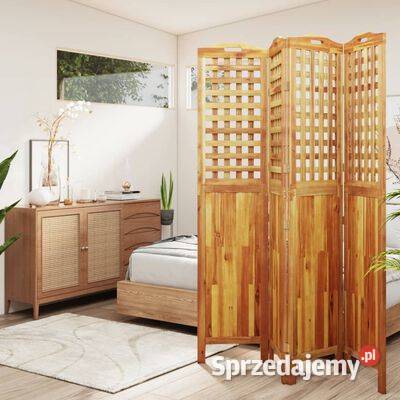 vidaXL Parawan 4panelowy 162x2x180 lite drewno mazowieckie Warszawa