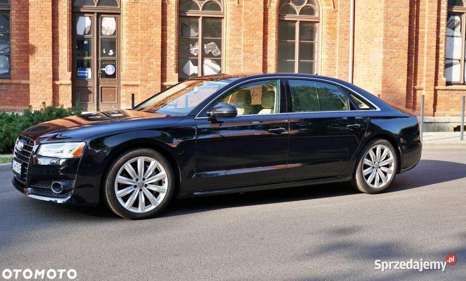 Audi A8 LANG Quatro Masaże Kamera 360 HeadUP 333 automatyczna dolnośląskie Świebodzice