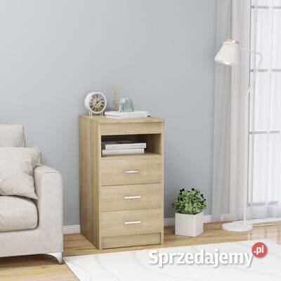 vidaXL Komoda dąb sonoma 40x50x76 materiał Pozostałe