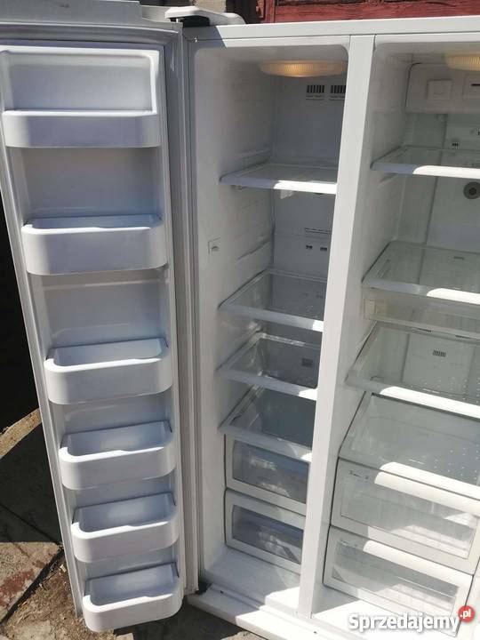 odówka Samsung Side by Side biały połysk stan Warszawa