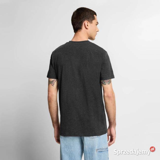 Ekologiczna męska koszulka z dekoltem w serek Kraków sprzedam