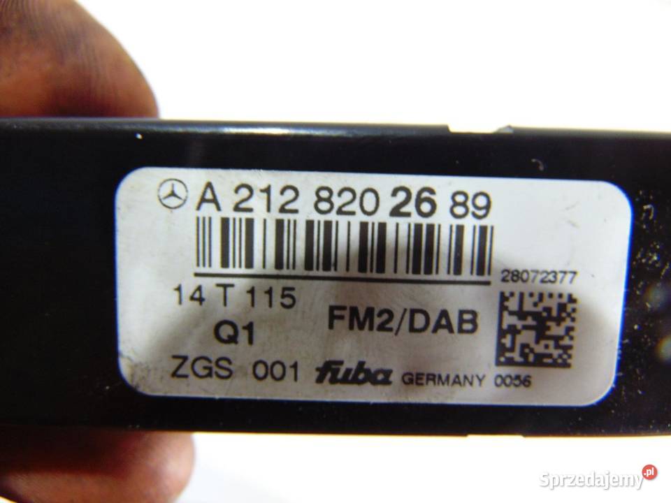 WZMACNIACZ ANTENY MERCEDES W212 LIFT A2128202689