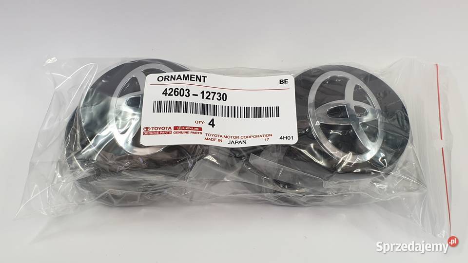 oryginalne dekielki TOYOTA 62mm ASO dekle 4 Bełchatów