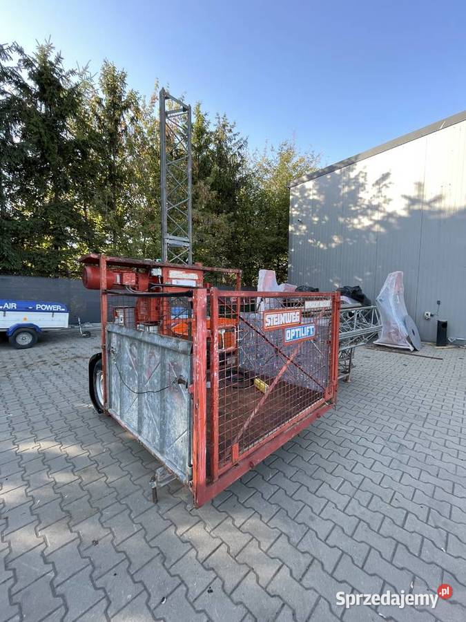 Winda budowlana STEINWEG OPTILIFT wciągarka 500 Rok produkcji 2000 Ślesin