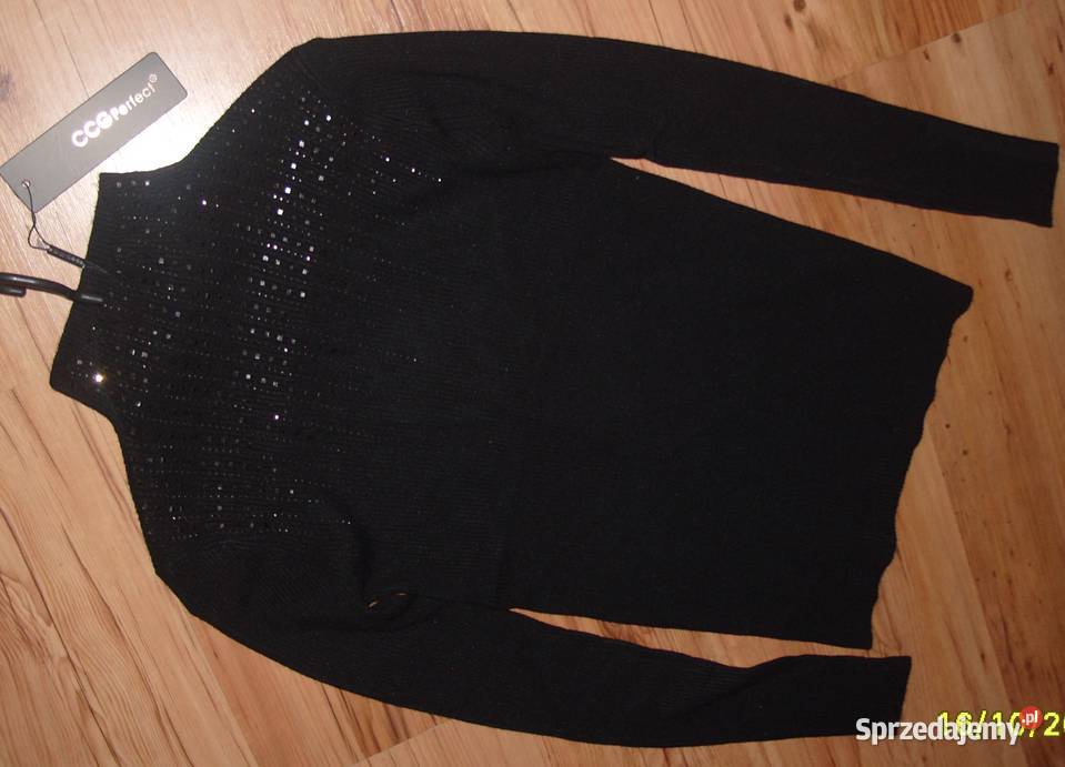 Prążkowany półgolf CCGPERFECT z cyrkoniami Rawicz