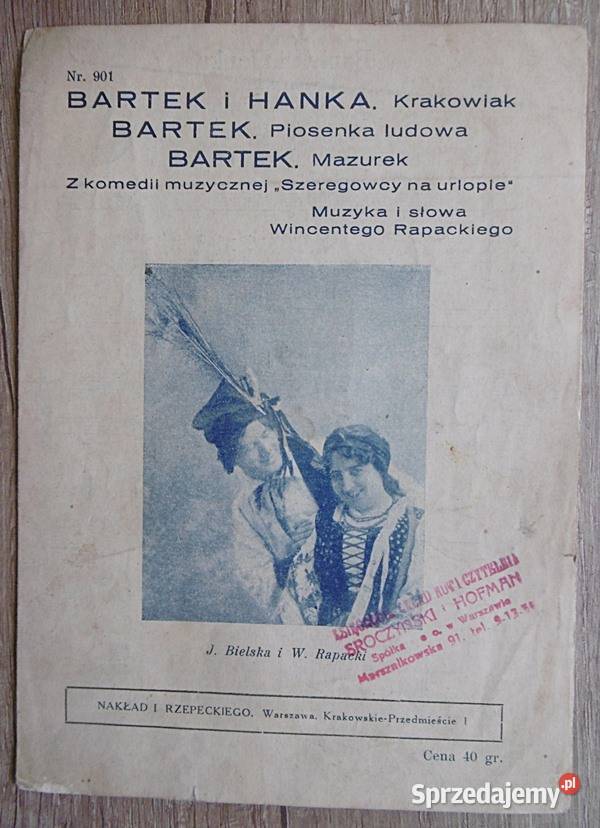Nuty miniaturowe wydanie przedwojenne zestaw 2 Ostrów Wielkopolski sprzedam