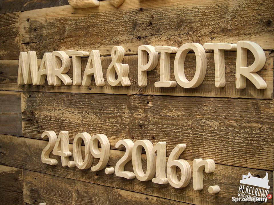 Tablica napis na ślub wesele sesja zdjęciowa Mińsk Mazowiecki
