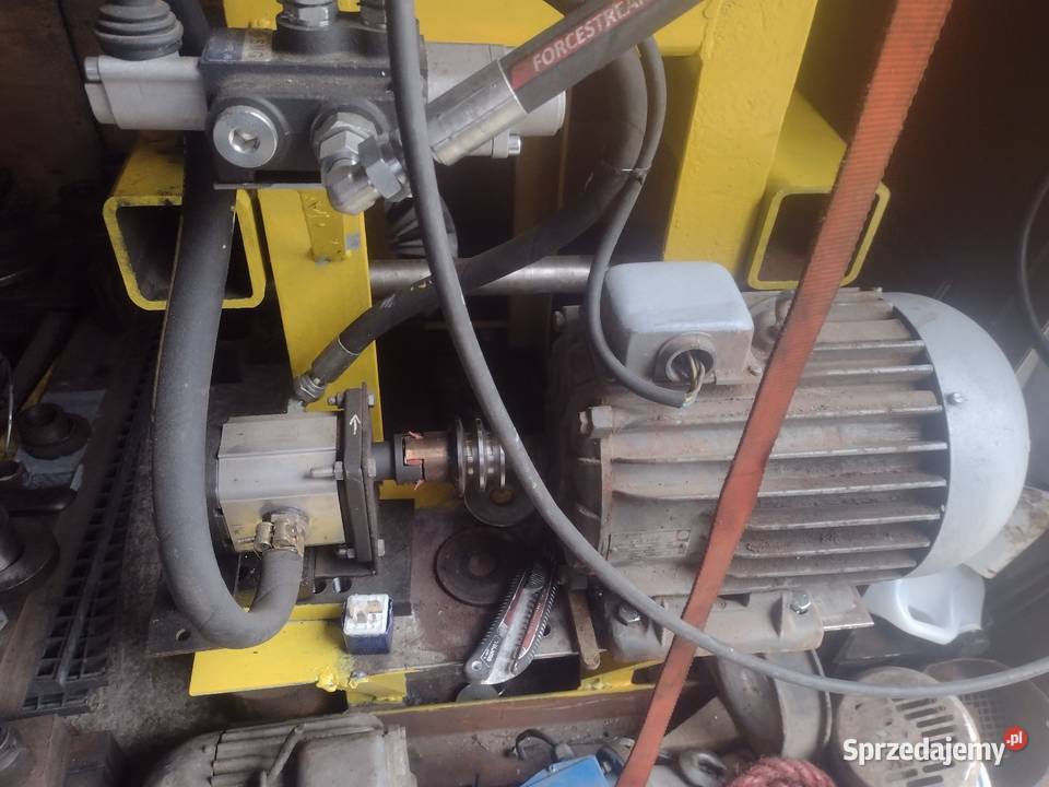Prasa hydrauliczna z silnikiem elektrycznym moc małopolskie Nowy Sącz