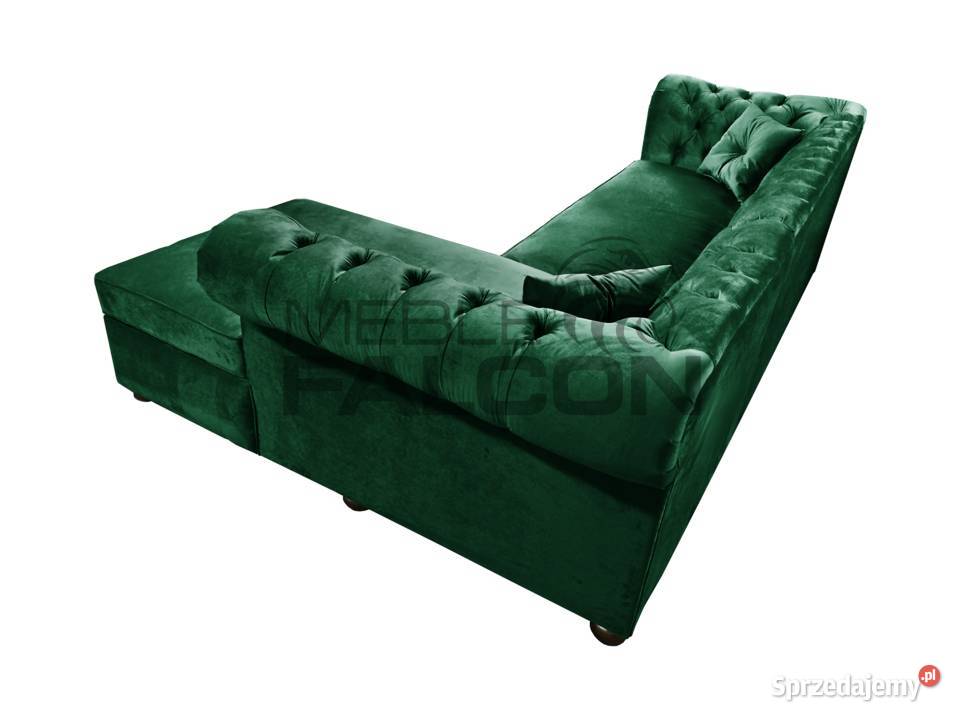 Pikowany narożnik Chesterfield Focus PRODUCENT 80cm Warszawa