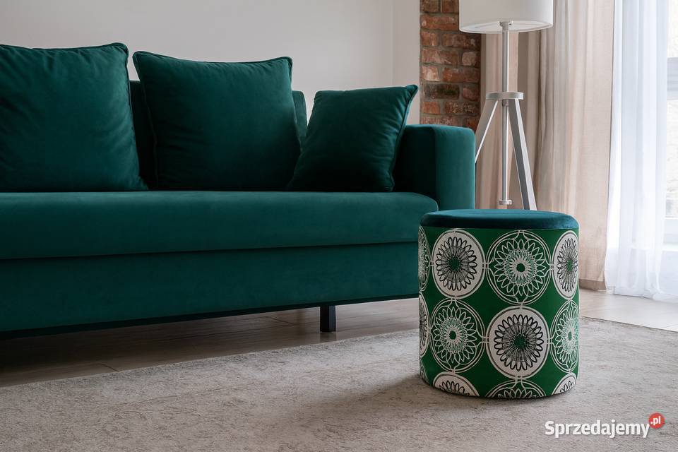 Nowoczesna Pufa Puf Siedzisko 43 do Salonu 48cm Kazimierz Biskupi